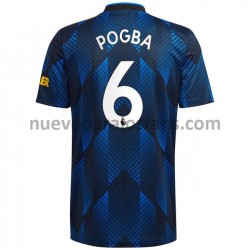 Camiseta de Fútbol Manchester United Paul Pogba 6 Tercera 2021-2022 Manga Corta