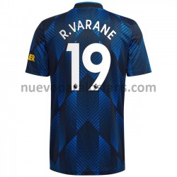 Camiseta de Fútbol Manchester United Raphael Varane 19 Tercera 2021-2022 Manga Corta