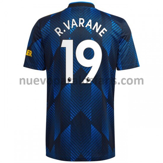 Camiseta de Fútbol Manchester United Raphael Varane 19 Tercera 2021-2022 Manga Corta