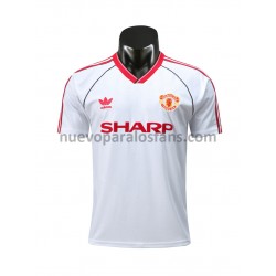 Camiseta de Fútbol Manchester United Retro Exterior 1988 Manga Corta