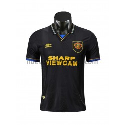 Camiseta de Fútbol Manchester United Retro Exterior 1994 Manga Corta
