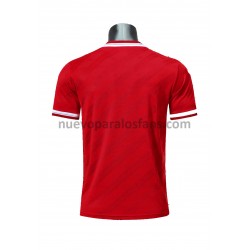 Camiseta de Fútbol Manchester United Retro Casa 1986 Manga Corta