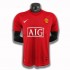 Camiseta de Fútbol Manchester United Retro Casa 2007-2008 Manga Corta