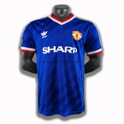 Camiseta de Fútbol Manchester United Retro Tercera 1986 Manga Corta