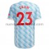 Camiseta de Fútbol Manchester United Shaw 23 Exterior 2021-2022 Manga Corta
