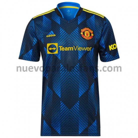 Camiseta de Fútbol Manchester United Tercera 2021-2022 Manga Corta