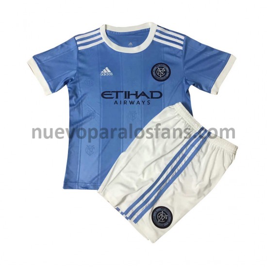Camiseta de Fútbol New York City Niño Casa 2021-2022 Manga Corta