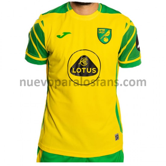 Camiseta de Fútbol Norwich City Casa 2021-2022 Manga Corta