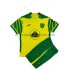 Camiseta de Fútbol Norwich City Niño Casa 2021-2022 Manga Corta