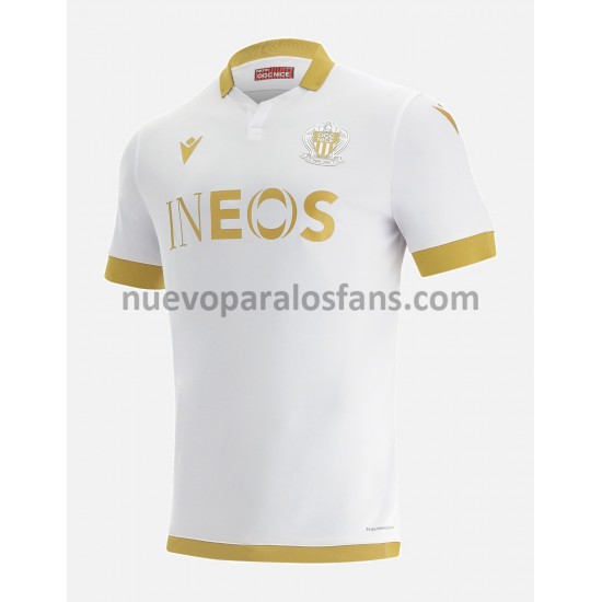 Camiseta de Fútbol OGC Nice Exterior 2021-2022 Manga Corta