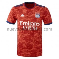 Camiseta de Fútbol Olympique de Lyon Exterior 2021-2022 Manga Corta