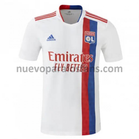 Camiseta de Fútbol Olympique de Lyon Casa 2021-2022 Manga Corta