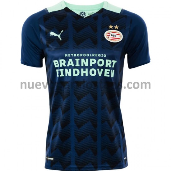 Camiseta de Fútbol PSV Eindhoven Exterior 2021-2022 Manga Corta