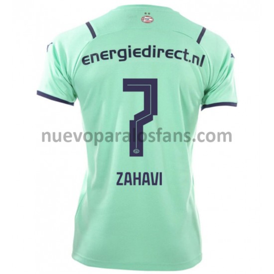 Camiseta de Fútbol PSV Eindhoven Eran Zahavi 7 Tercera 2021-2022 Manga Corta