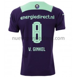 Camiseta de Fútbol PSV Eindhoven Marco van Ginkel 8 Exterior 2021-2022 Manga Corta