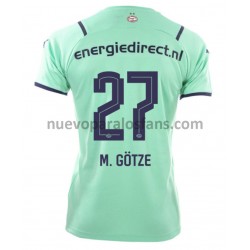 Camiseta de Fútbol PSV Eindhoven Mario Gotze 27 Tercera 2021-2022 Manga Corta