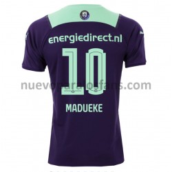 Camiseta de Fútbol PSV Eindhoven Noni Madueke 10 Exterior 2021-2022 Manga Corta