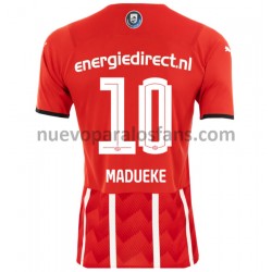 Camiseta de Fútbol PSV Eindhoven Noni Madueke 10 Casa 2021-2022 Manga Corta