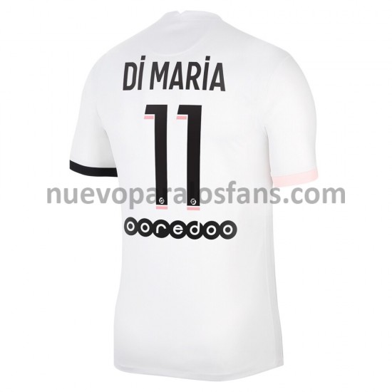 Camiseta de Fútbol Paris Saint-Germain Di Maria 11 Exterior 2021-2022 Manga Corta