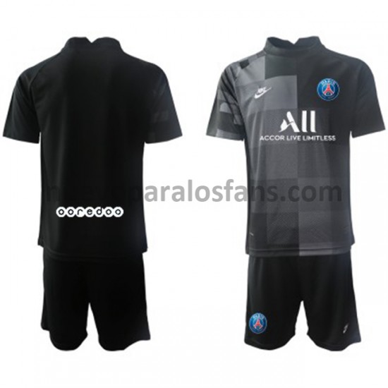Camiseta de Fútbol Paris Saint-Germain Portero Niño Exterior 2021-2022 Manga Corta