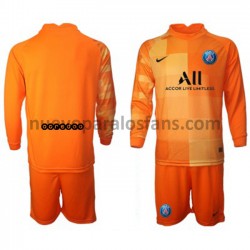 Camiseta de Fútbol Paris Saint-Germain Portero Niño Casa 2021-2022 Manga Larga