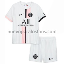 Camiseta de Fútbol Paris Saint-Germain Niño Exterior 2021-2022 Manga Corta