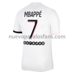 Camiseta de Fútbol Paris Saint-Germain Kylian Mbappé 7 Exterior 2021-2022 Manga Corta