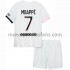Camiseta de Fútbol Paris Saint-Germain Kylian Mbappé 7 Niño Exterior 2021-2022 Manga Corta