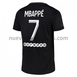 Camiseta de Fútbol Paris Saint-Germain Kylian Mbappé 7 Tercera 2021-2022 Manga Corta