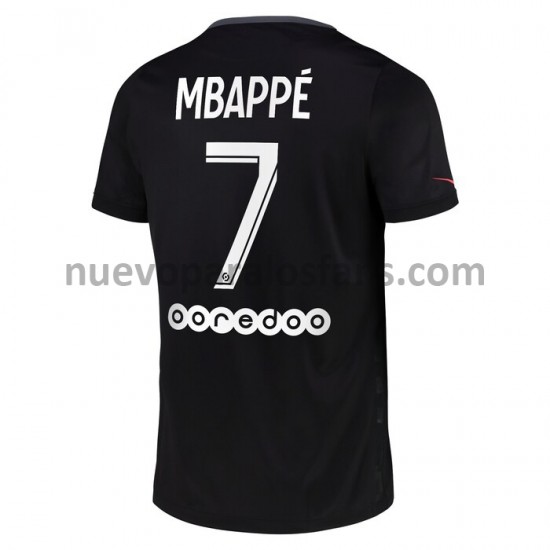 Camiseta de Fútbol Paris Saint-Germain Kylian Mbappé 7 Tercera 2021-2022 Manga Corta