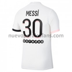 Camiseta de Fútbol Paris Saint-Germain Lionel Messi 30 Exterior 2021-2022 Manga Corta