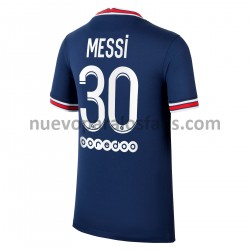 Camiseta de Fútbol Paris Saint-Germain Lionel Messi 30 Casa 2021-2022 Manga Corta