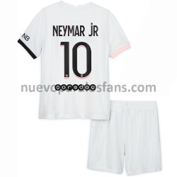 Camiseta de Fútbol Paris Saint-Germain Neymar Jr 10 Niño Exterior 2021-2022 Manga Corta