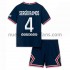 Camiseta de Fútbol Paris Saint-Germain Sergio Ramos 4 Niño Casa 2021-2022 Manga Corta