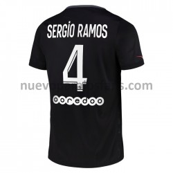 Camiseta de Fútbol Paris Saint-Germain Sergio Ramos 4 Tercera 2021-2022 Manga Corta