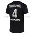 Camiseta de Fútbol Paris Saint-Germain Sergio Ramos 4 Tercera 2021-2022 Manga Corta
