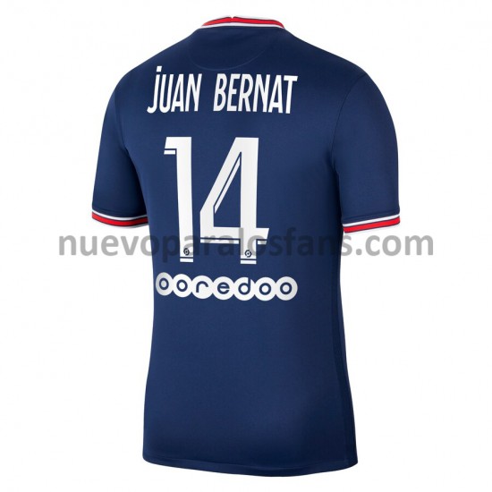 Camiseta de Fútbol Paris Saint-Germain Juan Bernat 14 Casa 2021-2022 Manga Corta