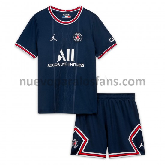 Camiseta de Fútbol Paris Saint-Germain Niño Casa 2021-2022 Manga Corta