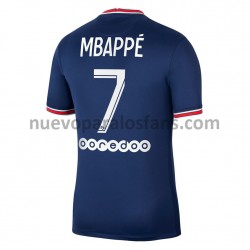 Camiseta de Fútbol Paris Saint-Germain Kylian Mbappé 7 Casa 2021-2022 Manga Corta