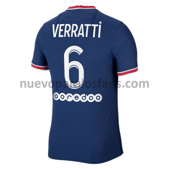 Camiseta de Fútbol Paris Saint-Germain Marco Verratti 6 Casa 2021-2022 Manga Corta
