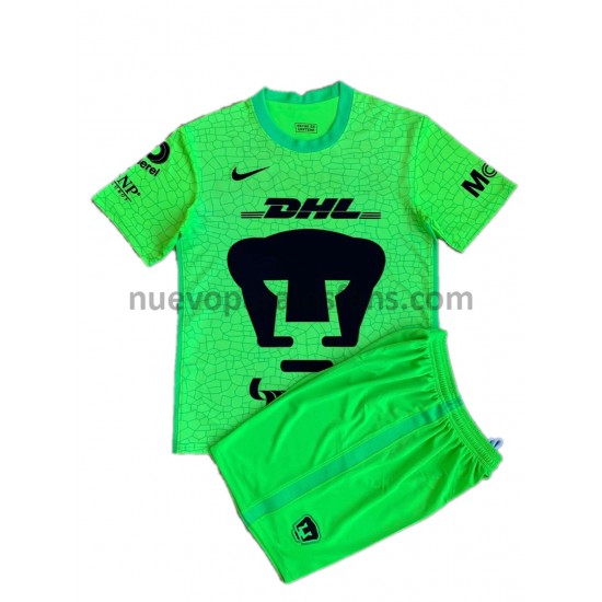 Camiseta de Fútbol Pumas UNAM Portero Niño Tercera 2021-2022 Manga Corta