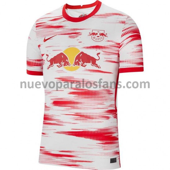 Camiseta de Fútbol RB Leipzig Casa 2021-2022 Manga Corta