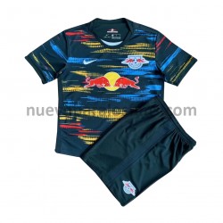 Camiseta de Fútbol RB Leipzig Niño Exterior 2021-2022 Manga Corta