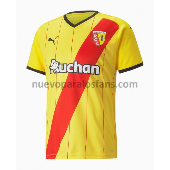Camiseta de Fútbol RC Lens Casa 2021-2022 Manga Corta