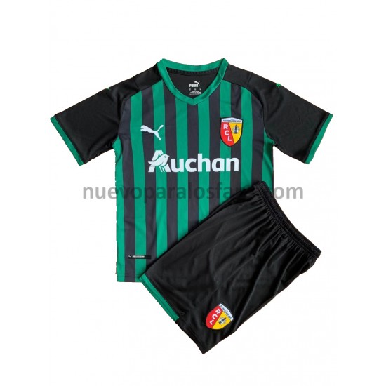 Camiseta de Fútbol RC Lens Niño Exterior 2021-2022 Manga Corta