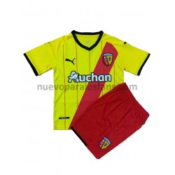 Camiseta de Fútbol RC Lens Niño Casa 2021-2022 Manga Corta