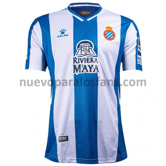 Camiseta de Fútbol RCD Espanyol Casa 2021-2022 Manga Corta