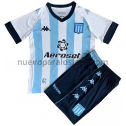 Camiseta de Fútbol Racing Club Niño Casa 2021-2022 Manga Corta