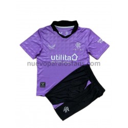 Camiseta de Fútbol Rangers Niño Tercera 2021-2022 Manga Corta