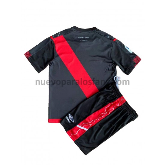 Camiseta de Fútbol Rayo Vallecano Niño Exterior 2021-2022 Manga Corta